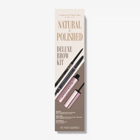 Natural & Polished Deluxe Brow Kit - Ebony