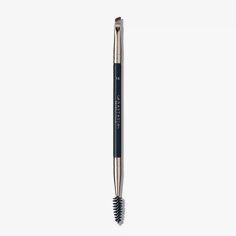 Brush 14 - Duo Brow/Eye Liner Angled Cut/Spooley