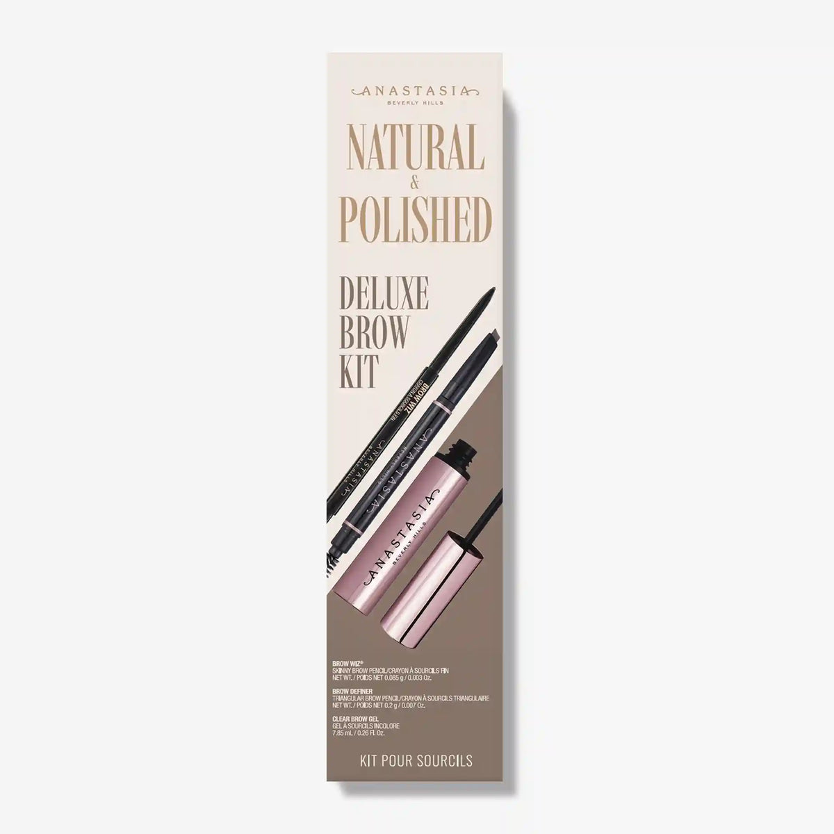 Natural & Polished Deluxe Brow Kit - Ebony